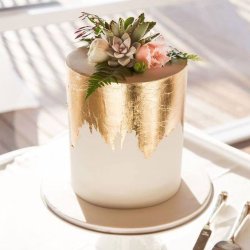 Whether you are using just a touch of gold, or completely covering a cake  here is everything you need to know about working with edible gold leaf.