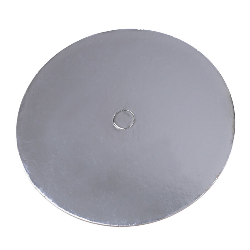 Loyal Perforated Cardboard Cake Board Silver Round Lollipop