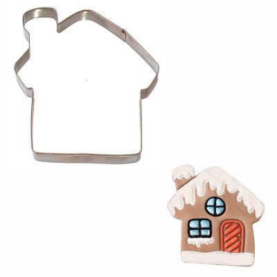 Gingerbread House Stainless Steel Cookie Cutter Regular