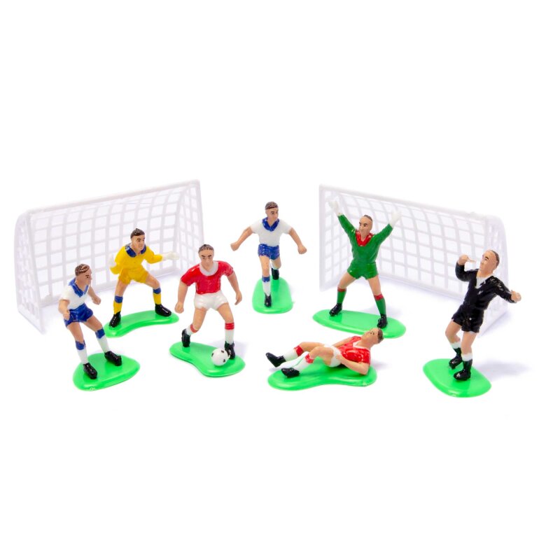 Pme Football Soccer Cake Toppers Set Of 9 Lollipop Cake Supplies