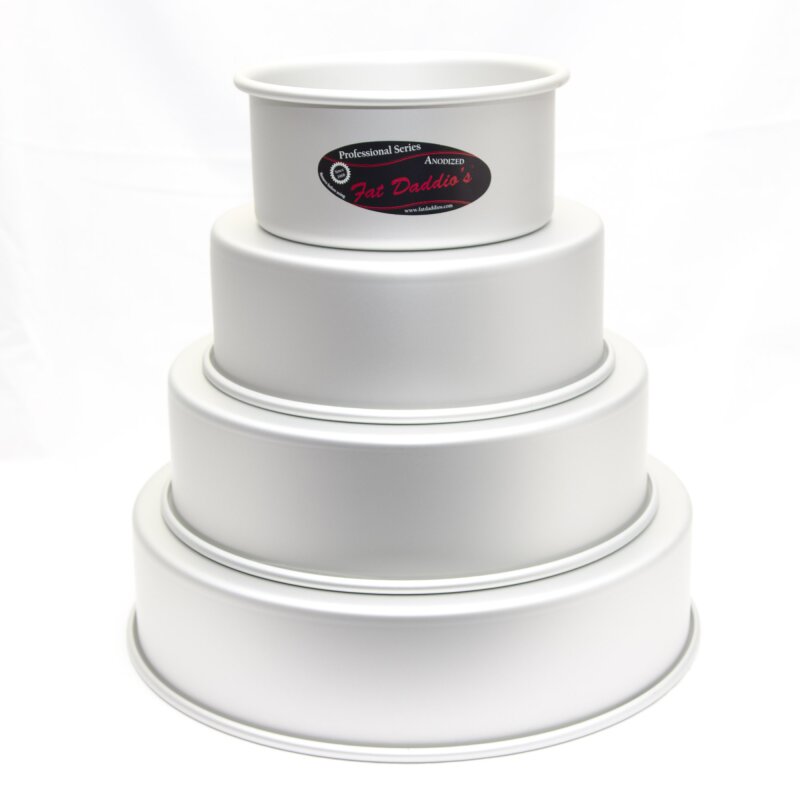 Fat Daddios Round 3 High Cake Pans Lollipop Cake Supplies