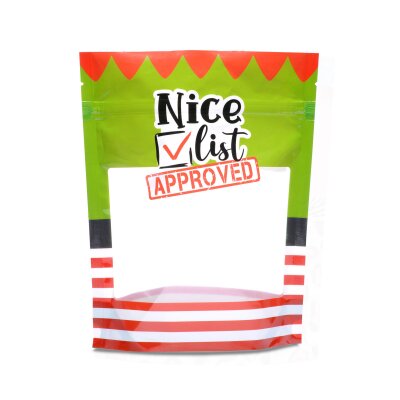 Cookie Pouch - Nice List | Lollipop Cake Supplies