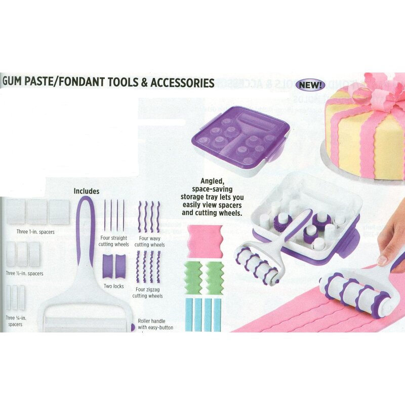 Wilton Fondant Ribbon Cutter Lollipop Cake Supplies