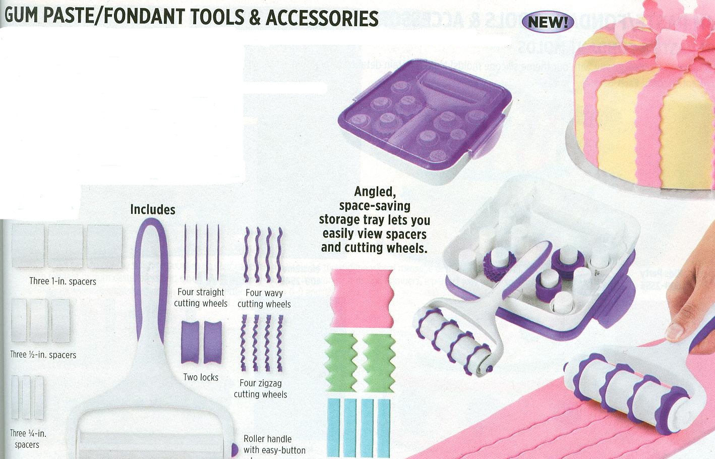 Wilton Fondant Ribbon Cutter | Lollipop Cake Supplies