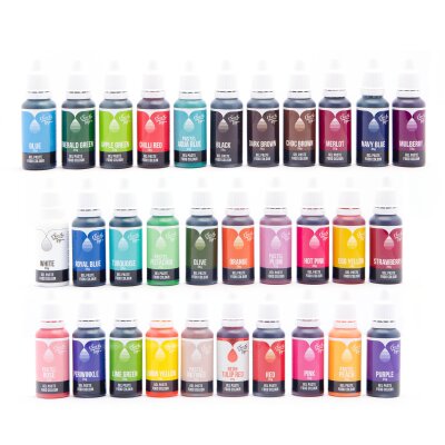 Colour Mill Oil Based Edible Food Colouring - Primary Colours - Set of 6 x  20ml