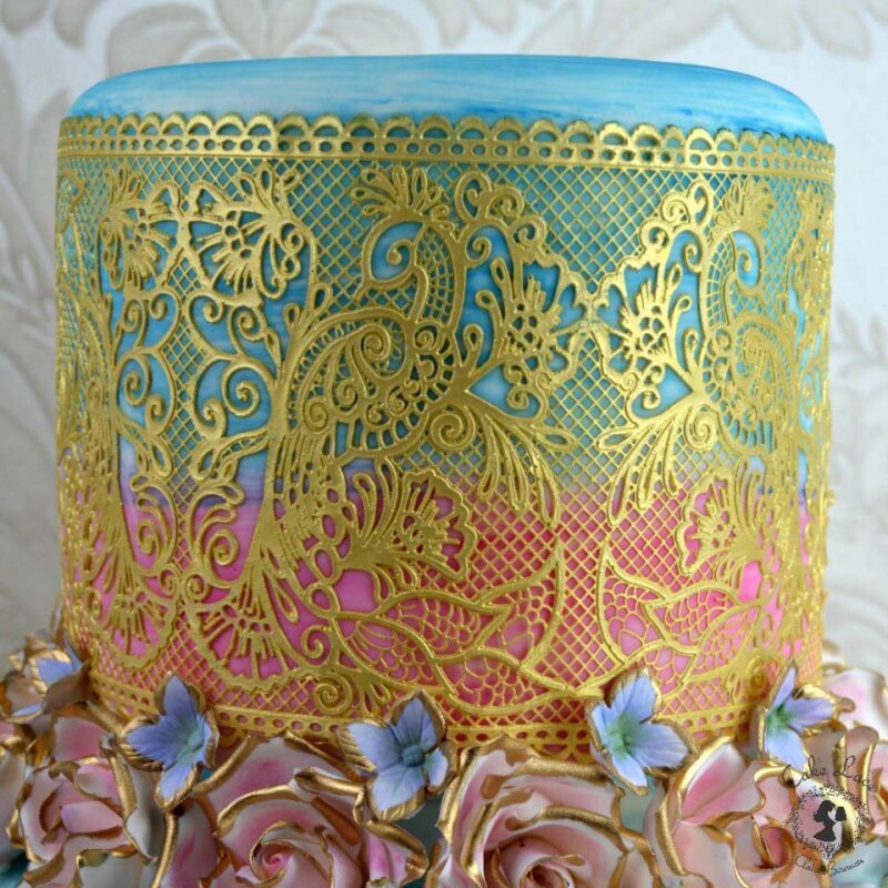Claire Bowman Cake Lace Mat Fantasia 3d Mat Lollipop Cake Supplies