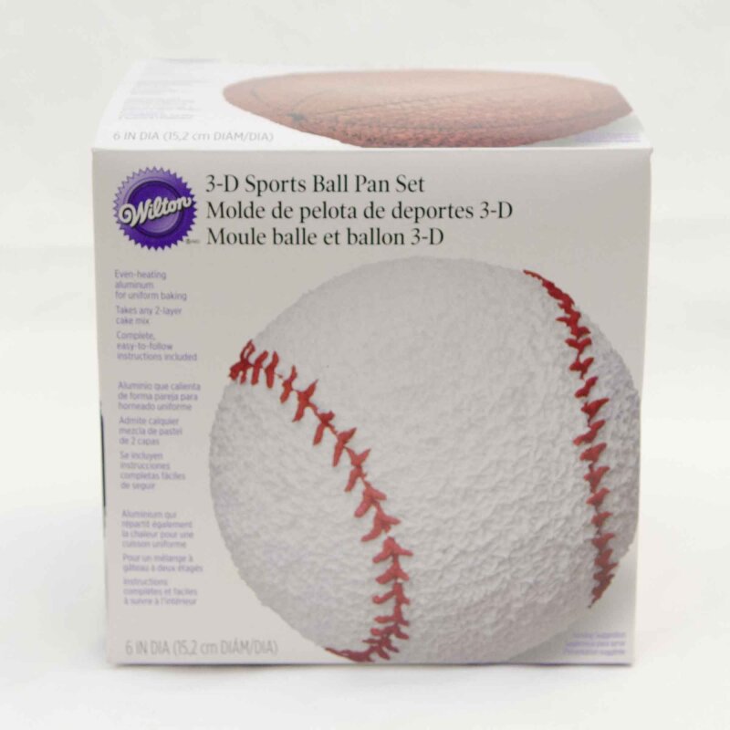 Wilton 3d Sports Ball Cake Pan Set Lollipop Cake Supplies