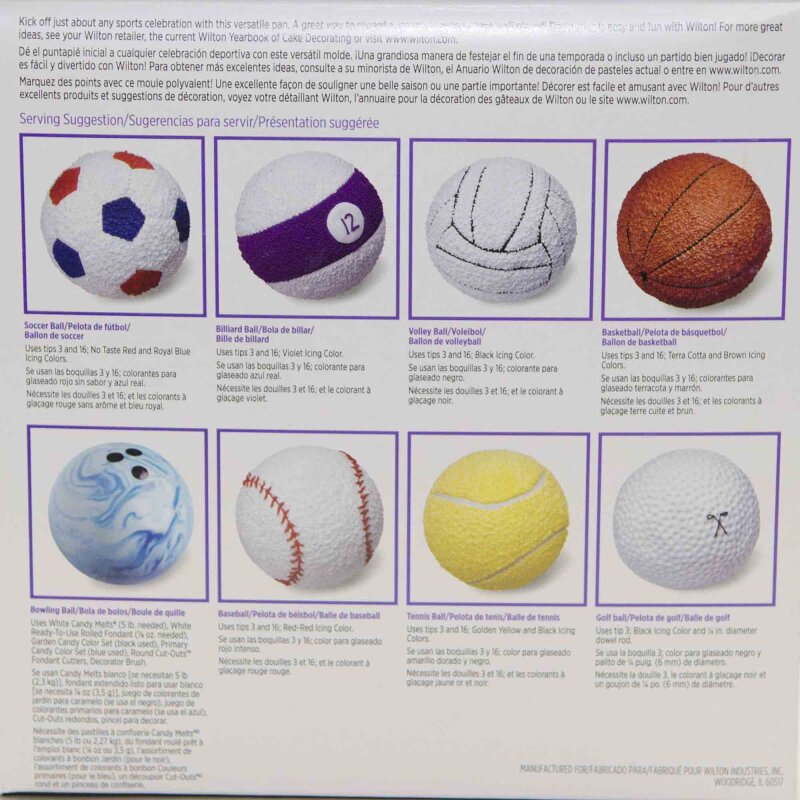 Specialty Novelty Cake Pans Home Wilton 3 D Sports Ball Cake Pan
