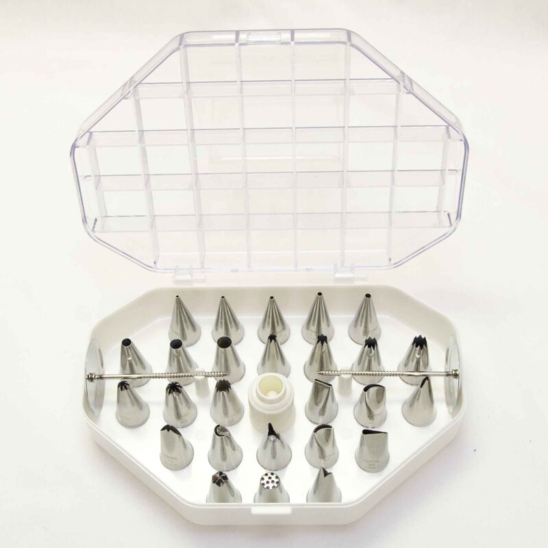 Loyal 29 Piece Stainless Steel Piping Tip Set