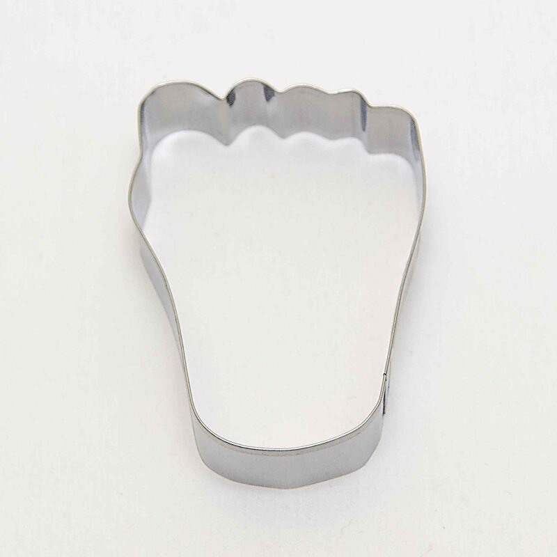 Baby Foot Stainless Steel Cookie Cutter Lollipop Cake Supplies