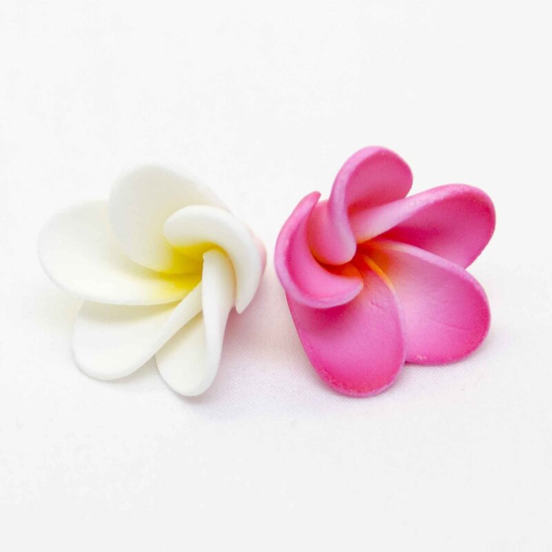 Frangipani Sugar Flower Cupcake Toppers Lollipop Cake Supplies
