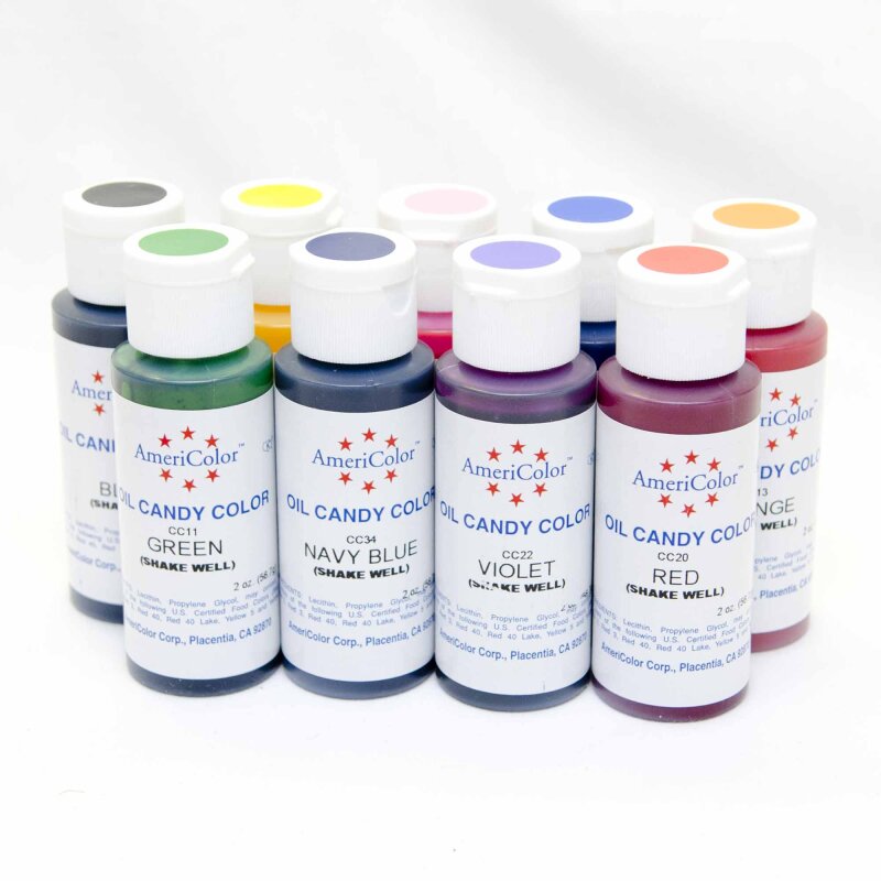 Americolor Candy Colour Oil Based - 2oz Bottle | Lollipop Cake Supplies Americolor Candy Colour Oil Based - 2oz Bottle | Lollipop Cake Supplies
