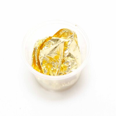 leaf loose gold flakes cake 23k