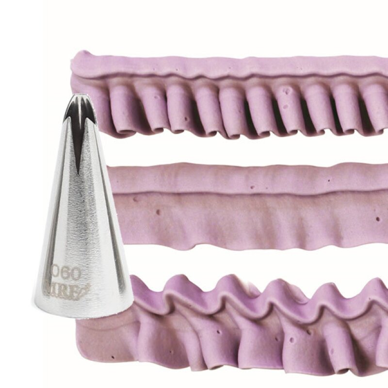 Ruffle Piping Tip Set Set of 5 Specialty Piping Tip Lollipop Cake