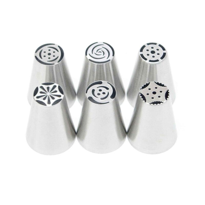 Russian Piping Tips - Set of 6 | Lollipop Cake Supplies