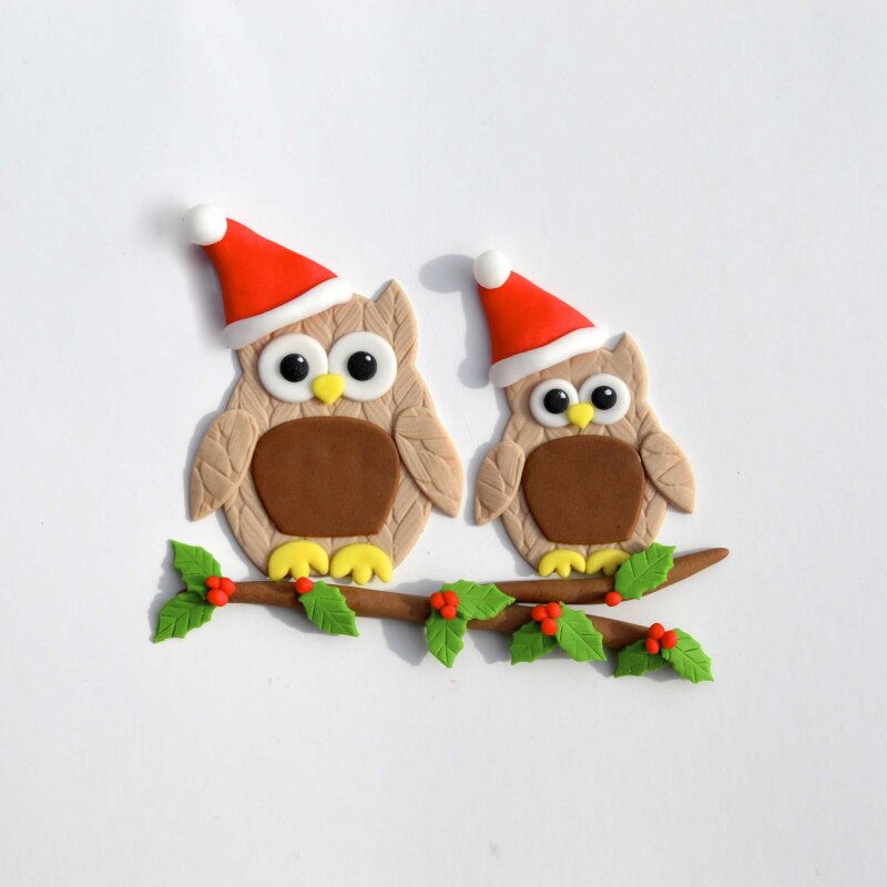 FMM Mummy & Baby Owl Cutter Set | Lollipop Cake Supplies