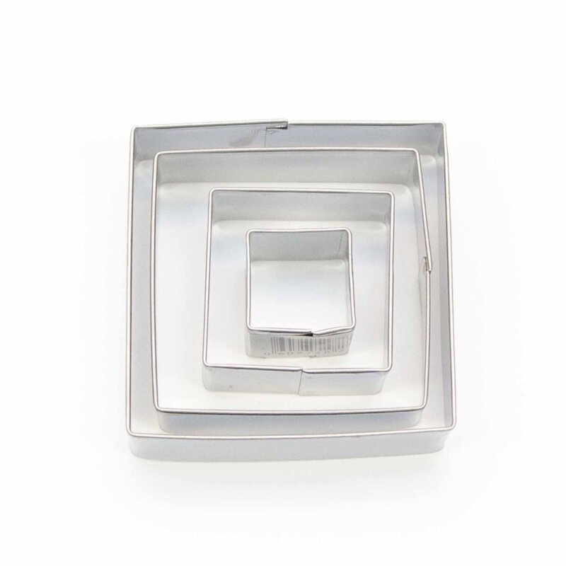 Square Stainless Steel Cookie Cutters Lollipop Cake Supplies