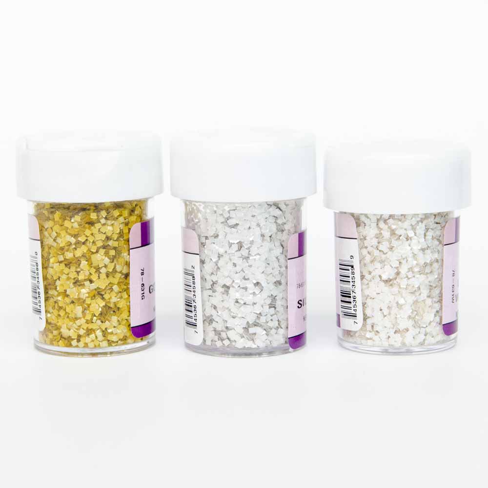 CK Products Edible Glitter Squares 7.08g Lollipop Cake Supplies