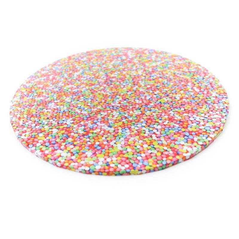 5mm Masonite Round Food Presentation Cake Boards Sprinkles Lollipop Cake Supplies