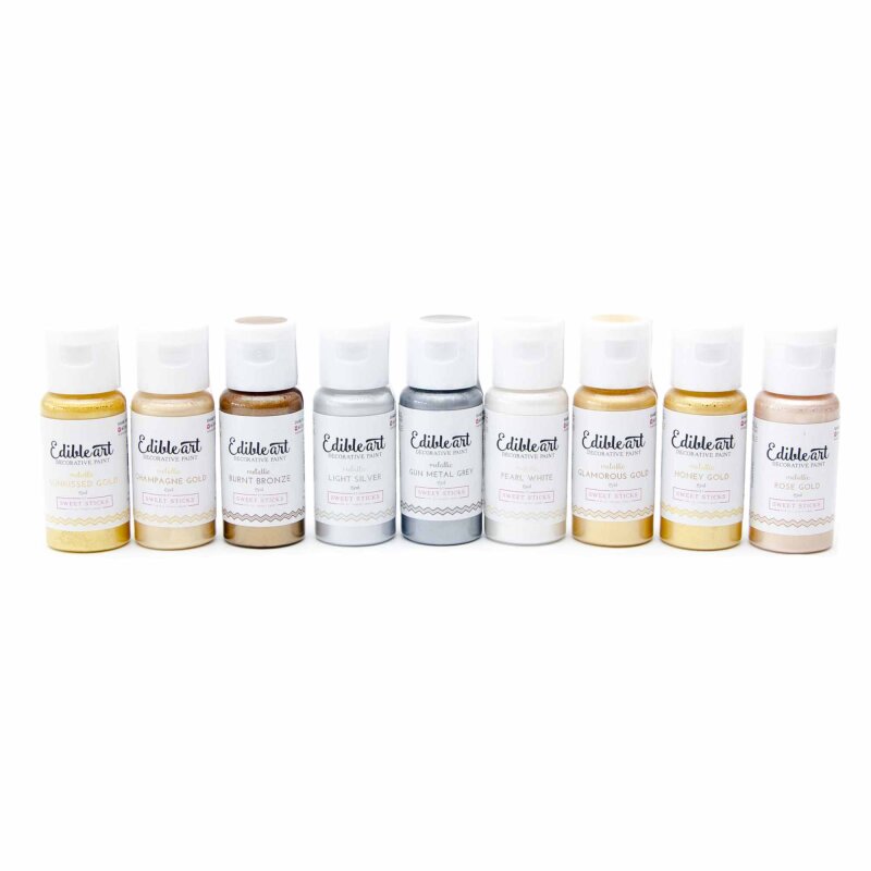 Edible Art Decorative Paint Metallic Range Lollipop Cake Supplies