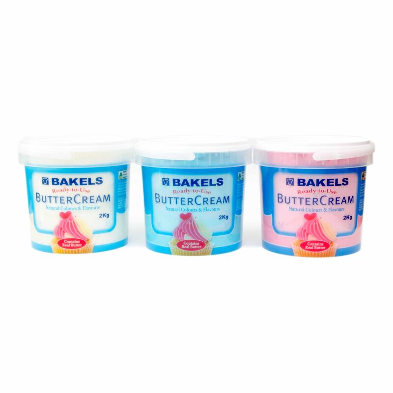 Bakels Vanilla Buttercream 2kg Tubs Lollipop Cake Supplies