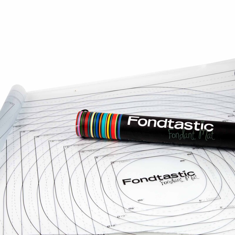 Fondtastic Two Piece Fondant Mat Set Lollipop Cake Supplies