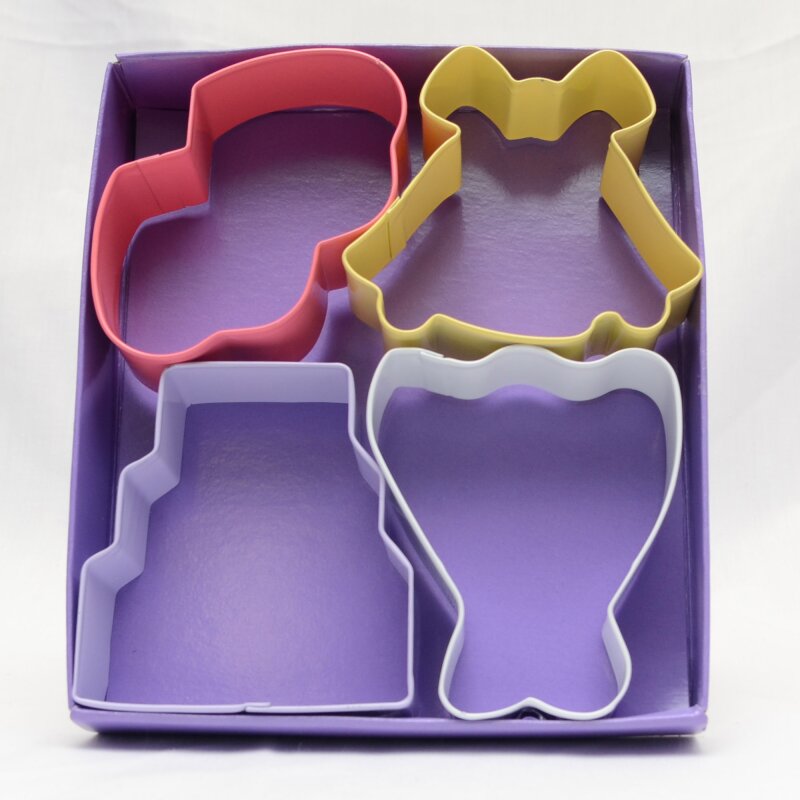 Wilton Wedding Cookie Cutter Set (4pc) Lollipop Cake