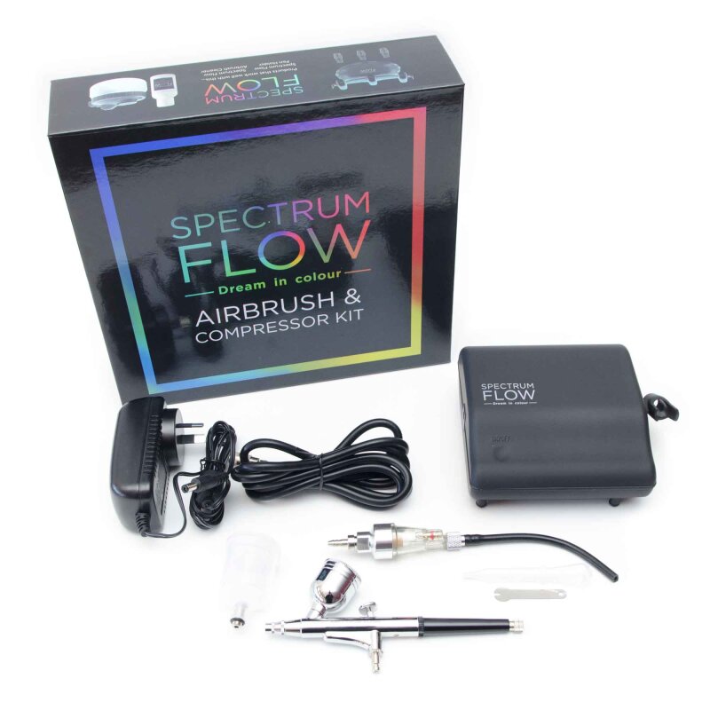 Spectrum Flow Airbrush and Compressor set Lollipop Cake Supplies