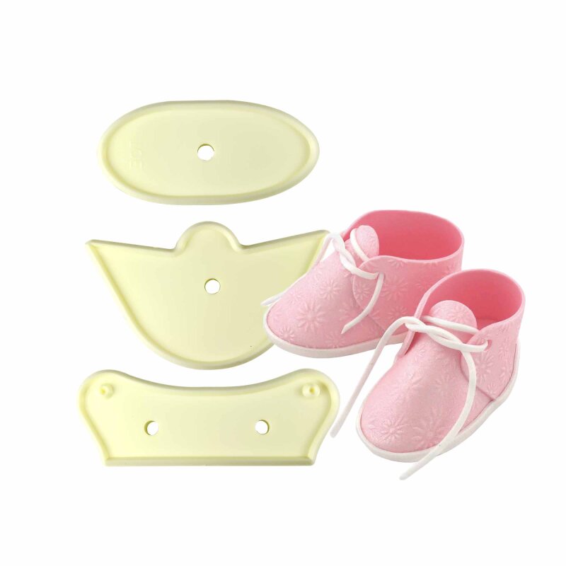 Jem Life Size Baby Bootie Cutter Set Lollipop Cake Supplies