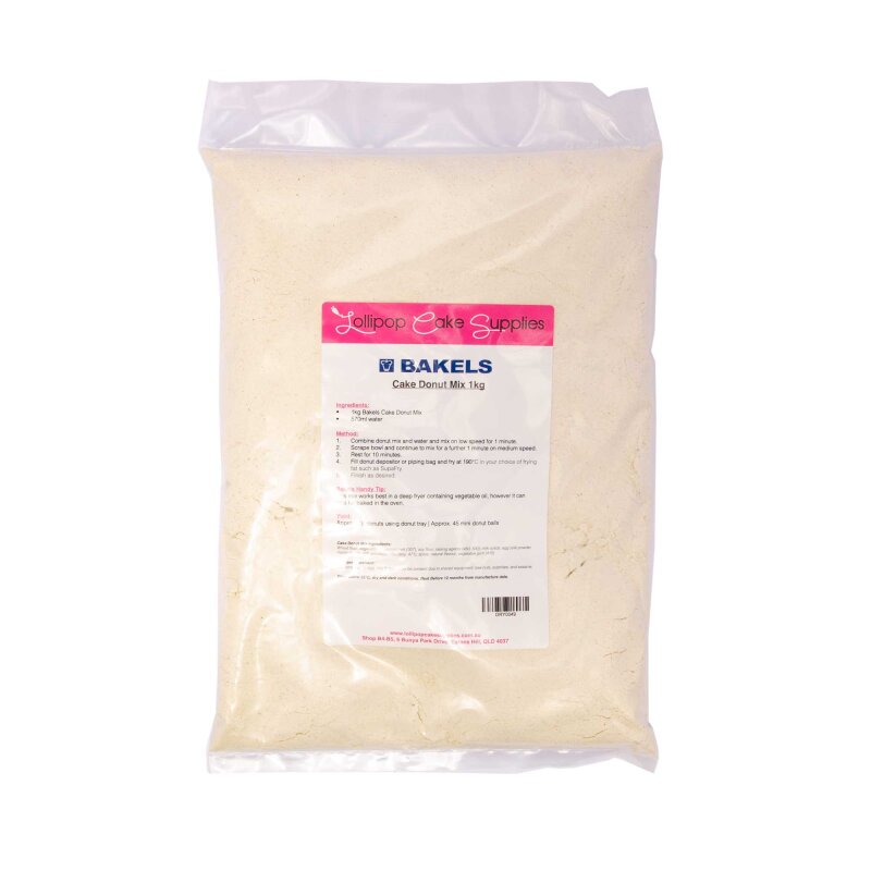 Bakels Cake Donut Mix 1kg Lollipop Cake Supplies