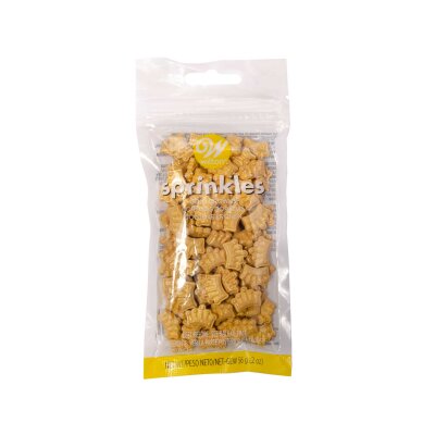wilton sprinkles gold