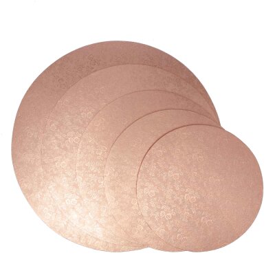 cake rose gold masonite round 5mm
