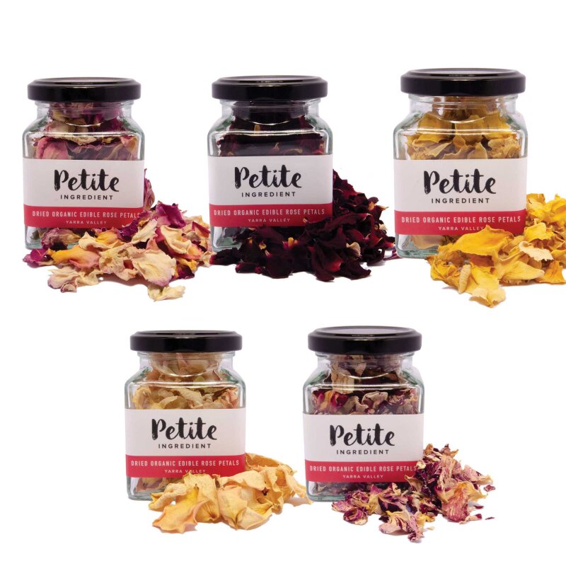 Petite Ingredient Dried Edible Rose Petals Lollipop Cake Supplies