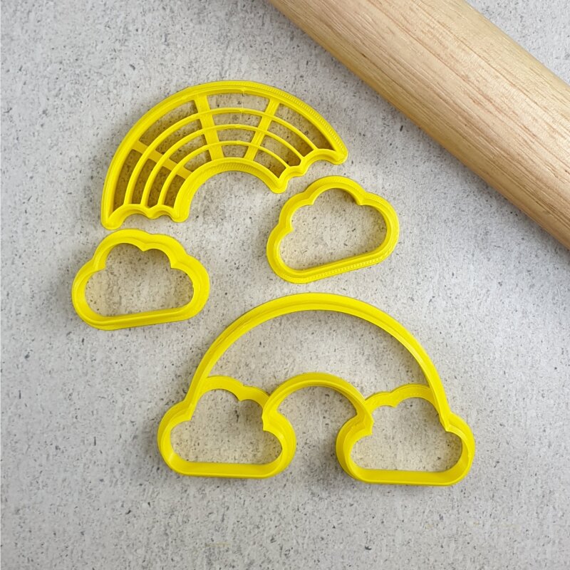 Custom Cookie Cutters Rainbow Cutter Set Lollipop Cake Supplies